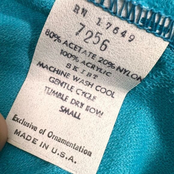 Vintage 1960's Psychedelic Neon Flower Maxi Dress. - Picture 6 of 14